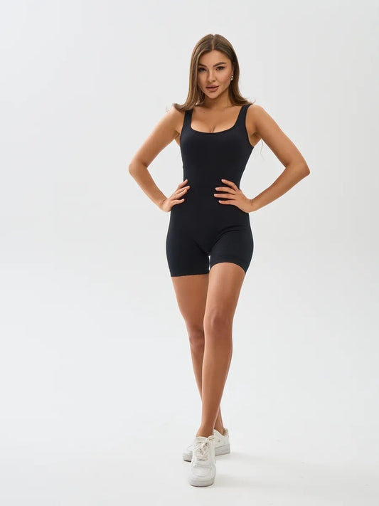Shapewear Square Neck Romper